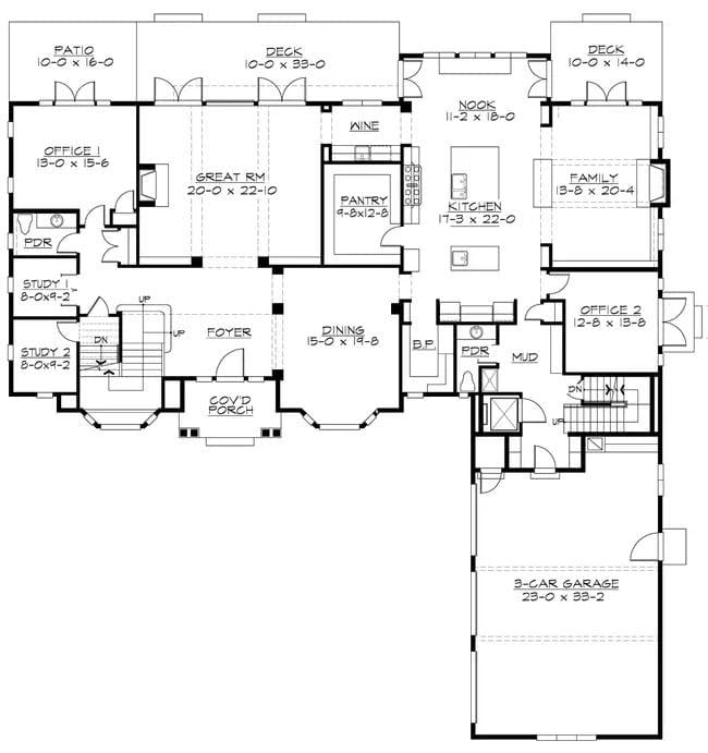 Explore This Floor Plan Featuring Dual Offices and an Expansive Great Room