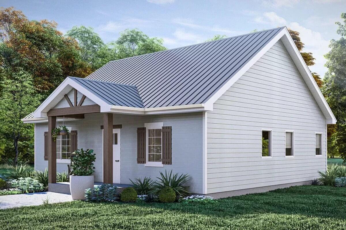 Check Out the Clean Lines and Simple Elegance of This Craftsman Cottage