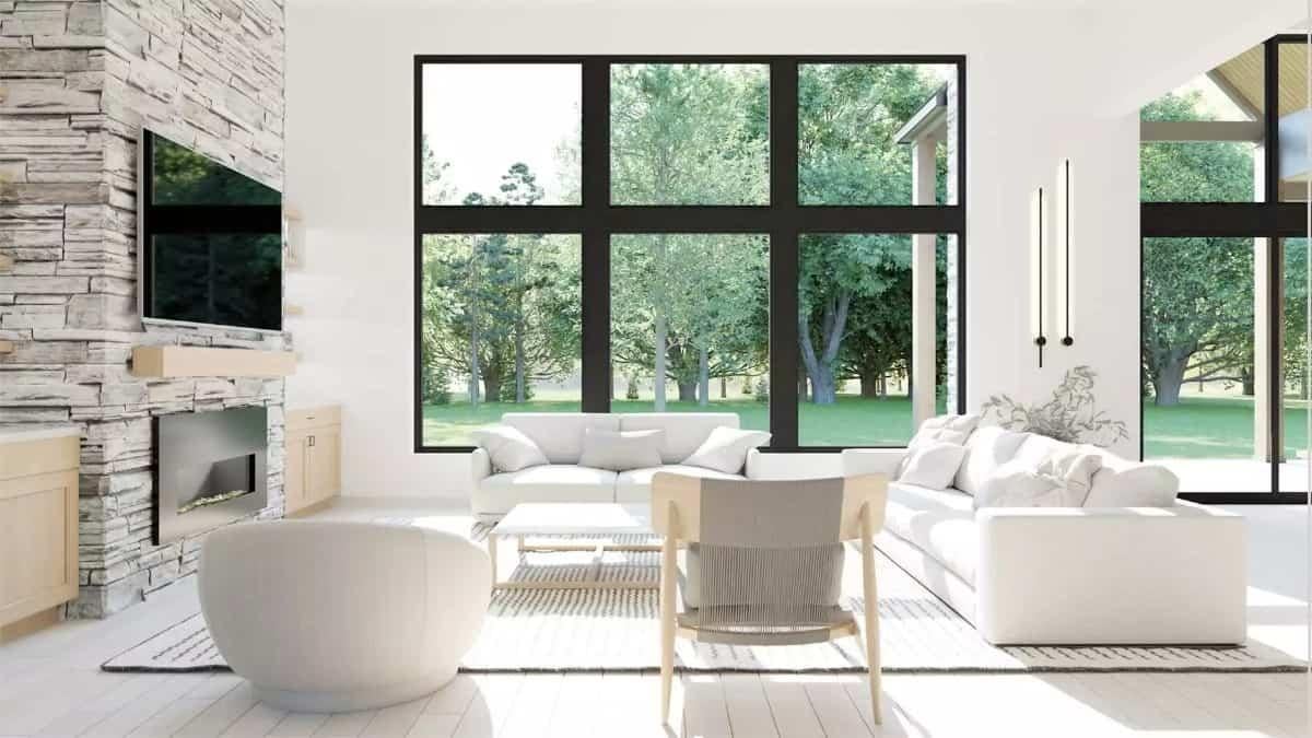 Wow, Look at That Expansive Window Wall Framing the Outdoors