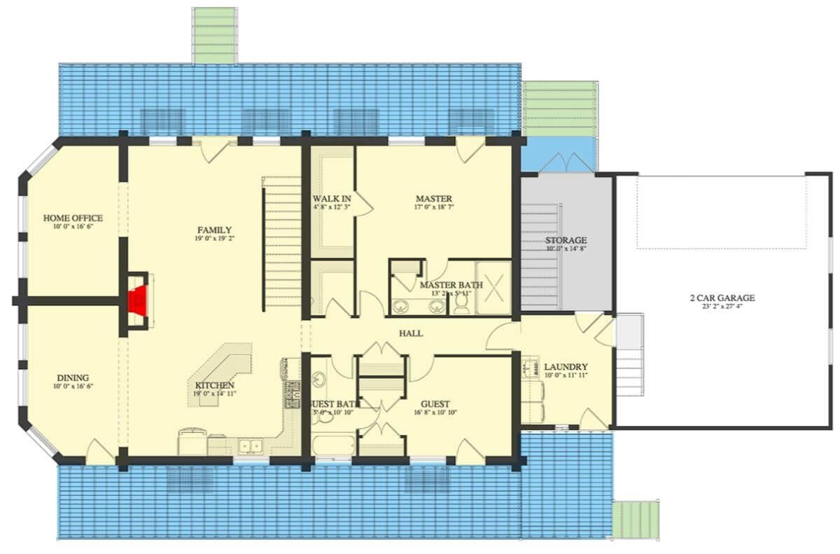 Exploring the Spacious Layout with a Dedicated Home Office