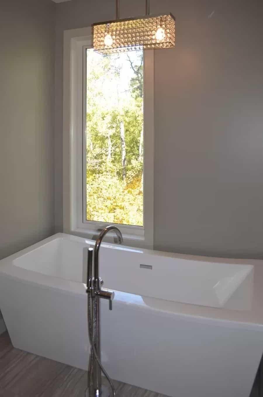Wow, Check Out That Freestanding Tub by the Window