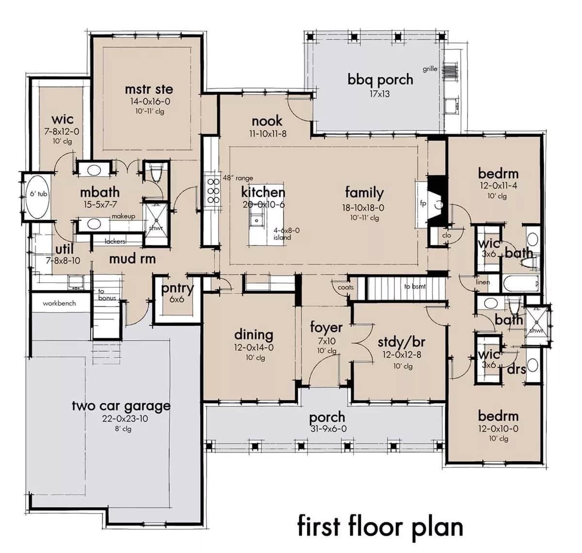 Spacious First Floor Layout with a Central Family Hub