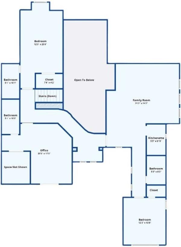 Spacious Floor Plan Highlighting an Inviting Family Room
