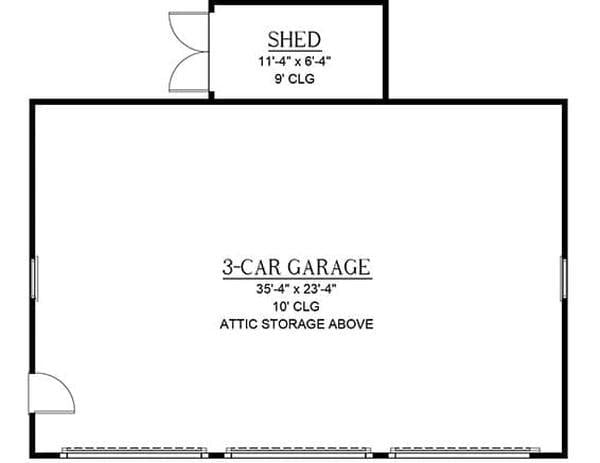 Check Out the Spacious 3-Car Garage with Attic Storage