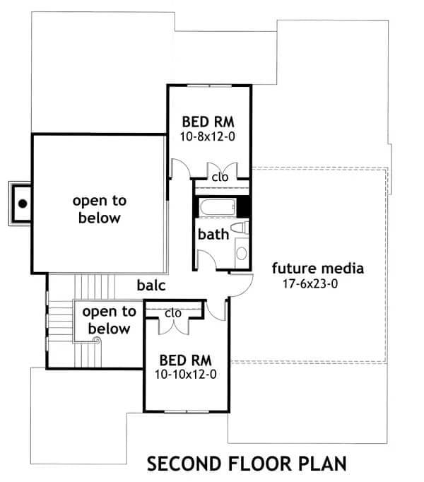 Exploring the Versatile Second Floor Layout with Future Media Room