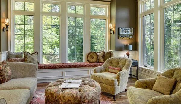 Sun-Drenched Seating with a View Out of Every Window