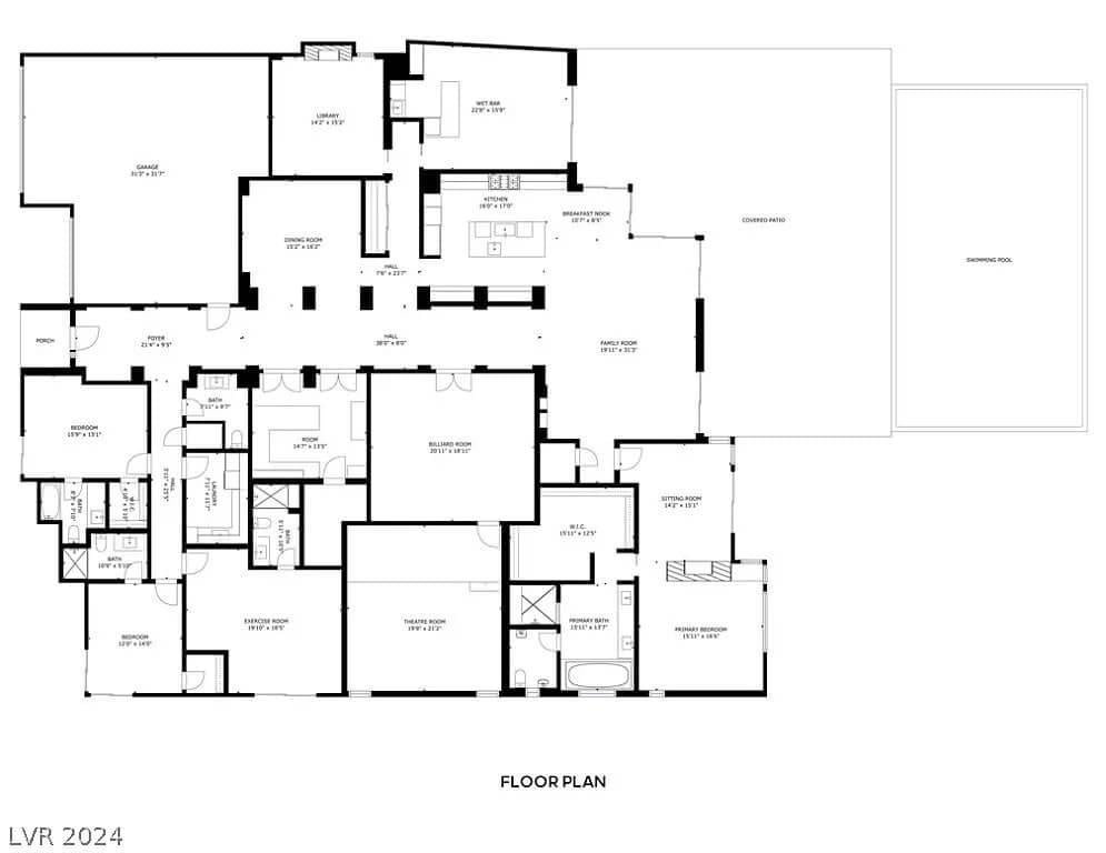Notice the Expansive Open-Concept Layout with Multiple Living Areas