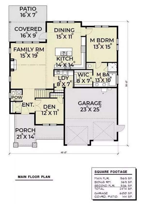Spacious Main Floor with an Inviting Family Room and Outdoor Connection