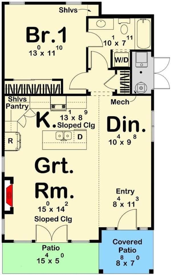 Compact Floor Plan with Seamless Indoor-Outdoor Transition