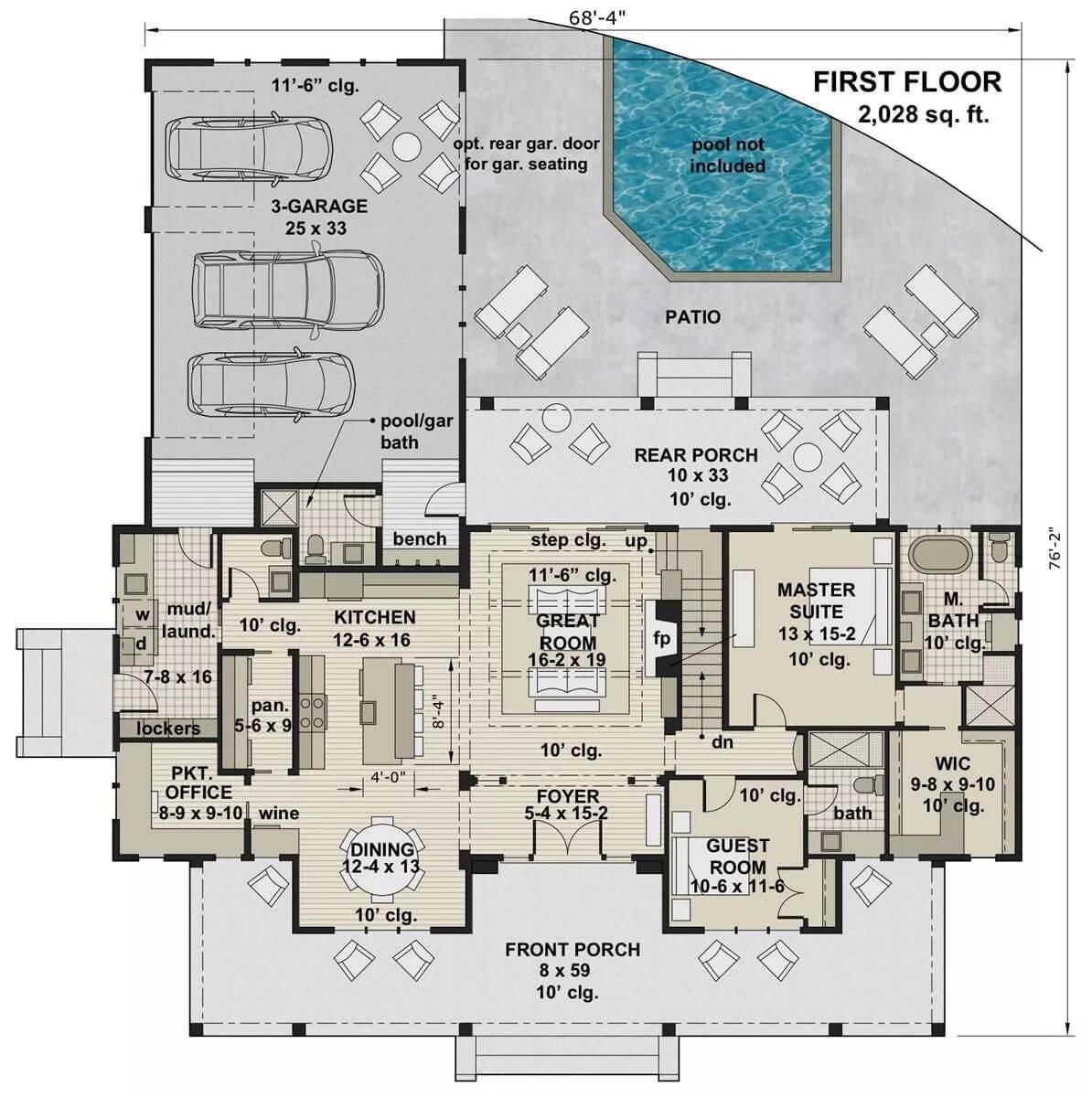 Impressive Main Floor Layout with a Spacious Three-Car Garage