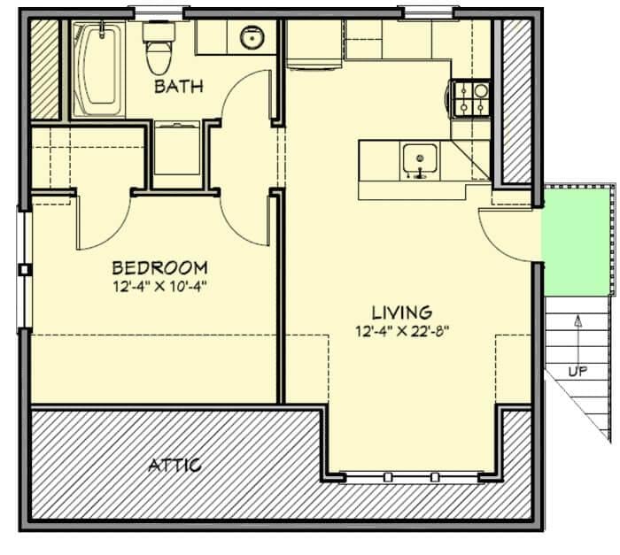Exploring a Compact Layout with Defined Living Spaces