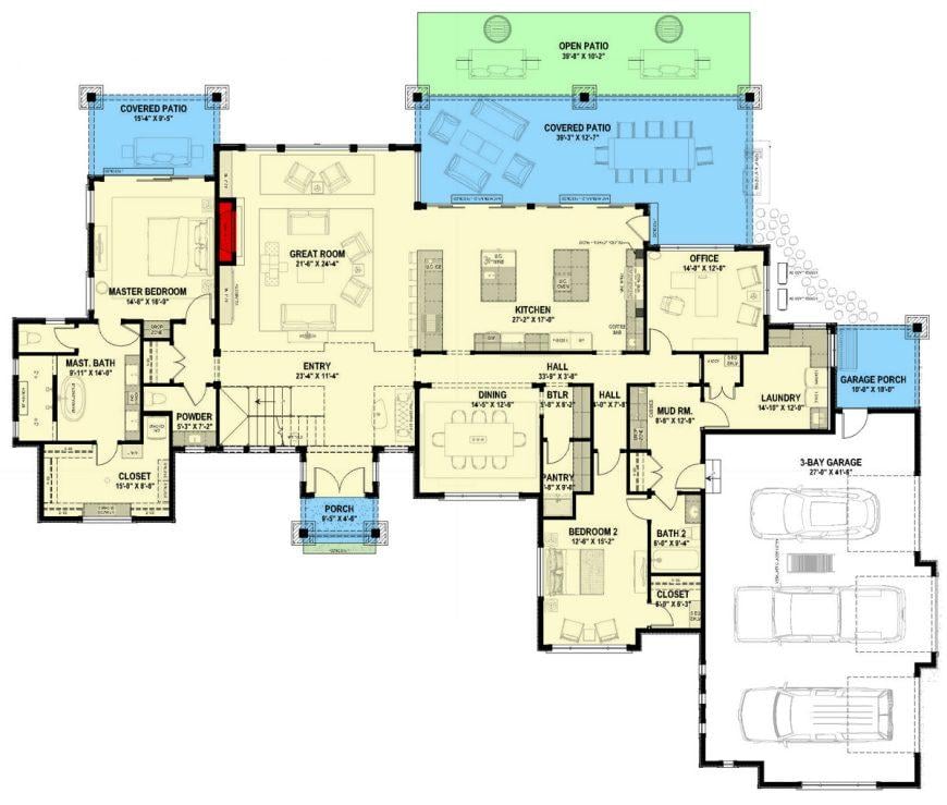 Check Out the Expansive Great Room in This Floor Plan