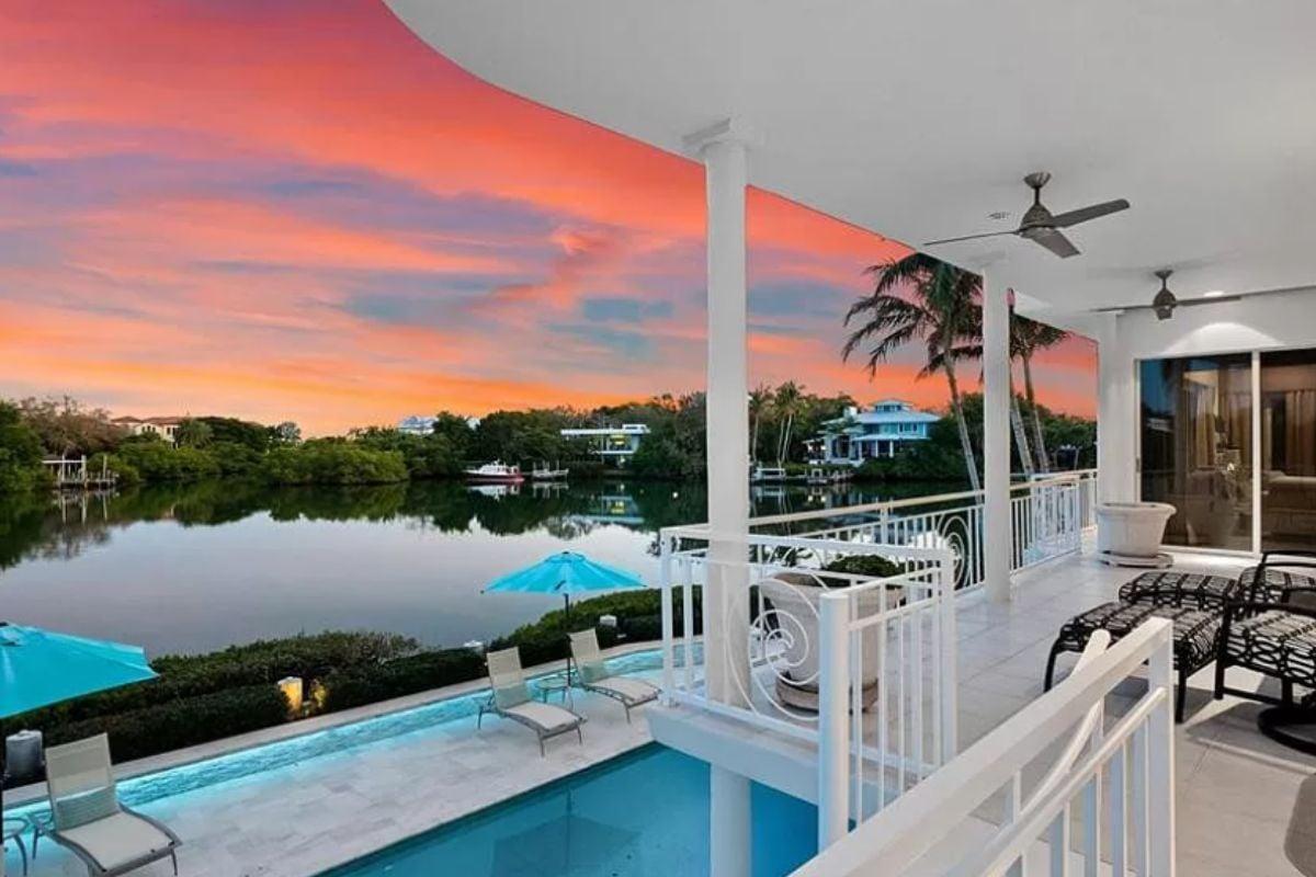 Unwind by This Stunning Sunset-View Patio Overlooking the Water