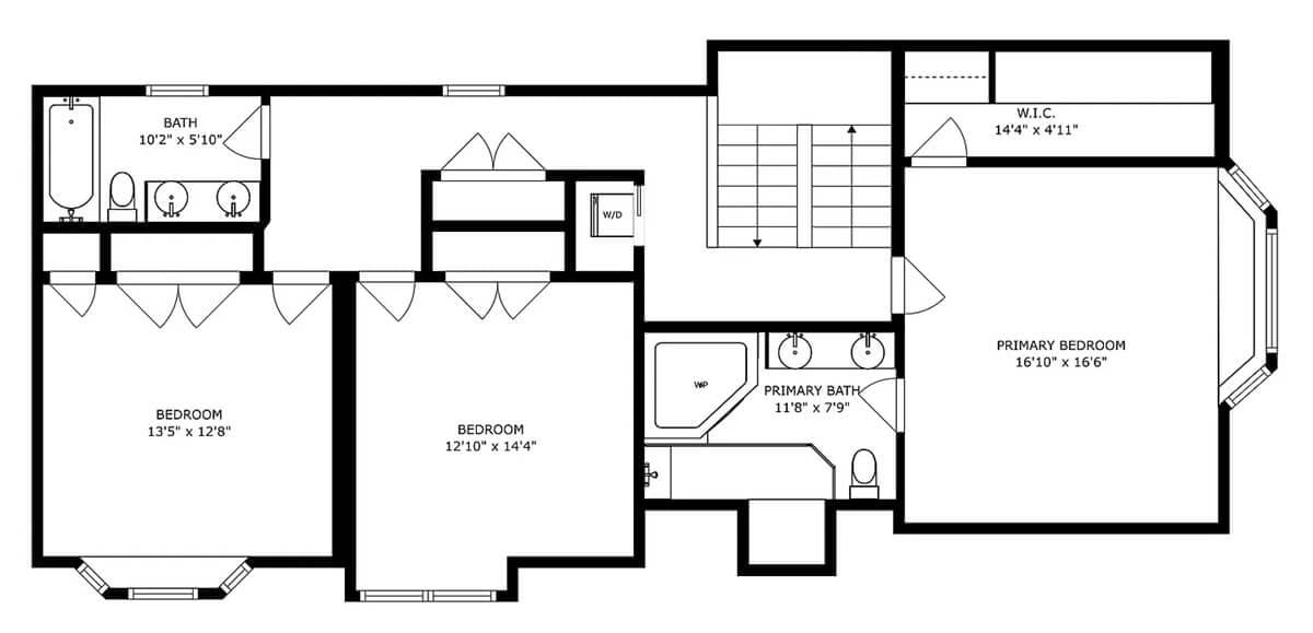 Comfortable Second Floor with Spacious Primary Suite