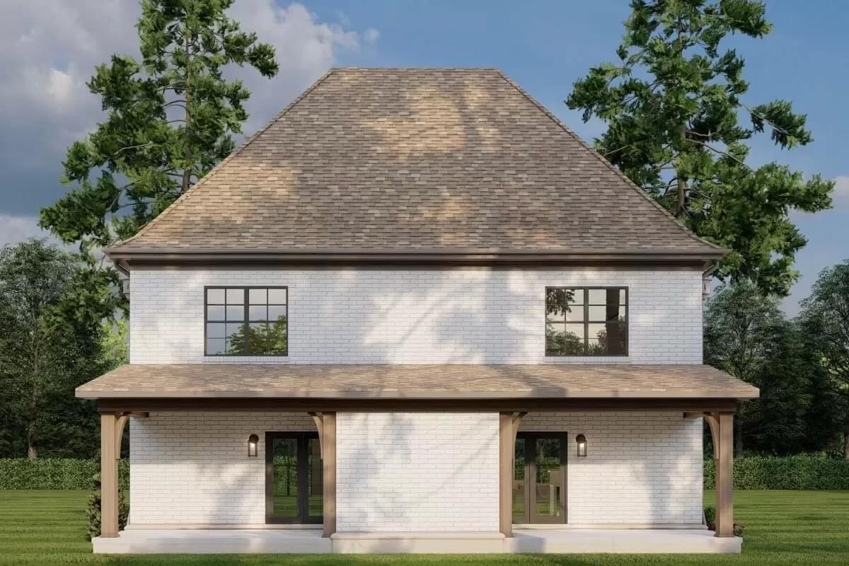 Spot the Expansive Roofline on This Minimalist Facade