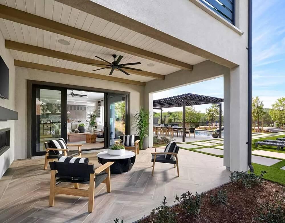 Wow, Look at the Seamless Flow from Patio to Pool with Sleek Outdoor Furniture