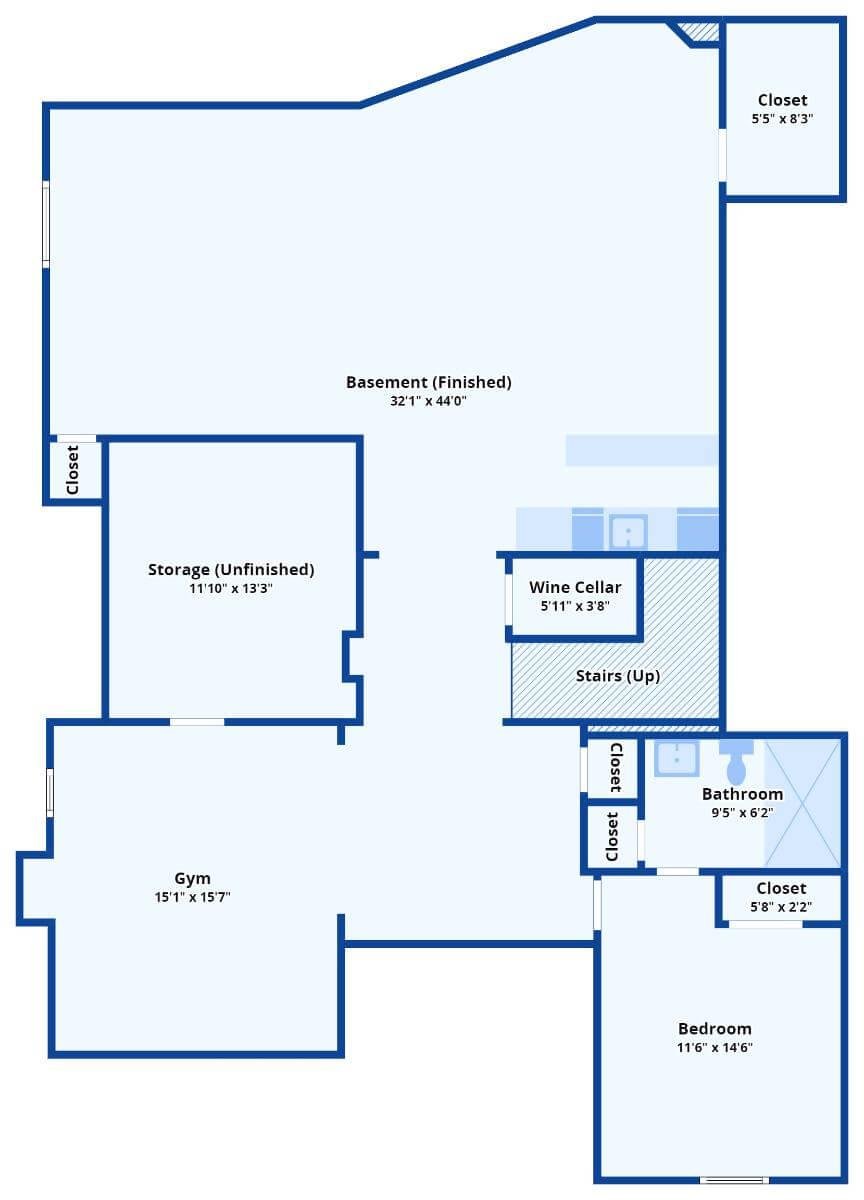 Explore the Functional Layout of This Versatile Basement