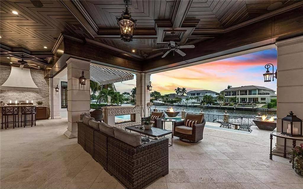 Check Out the Stunning Water Views From This Outdoor Living Space