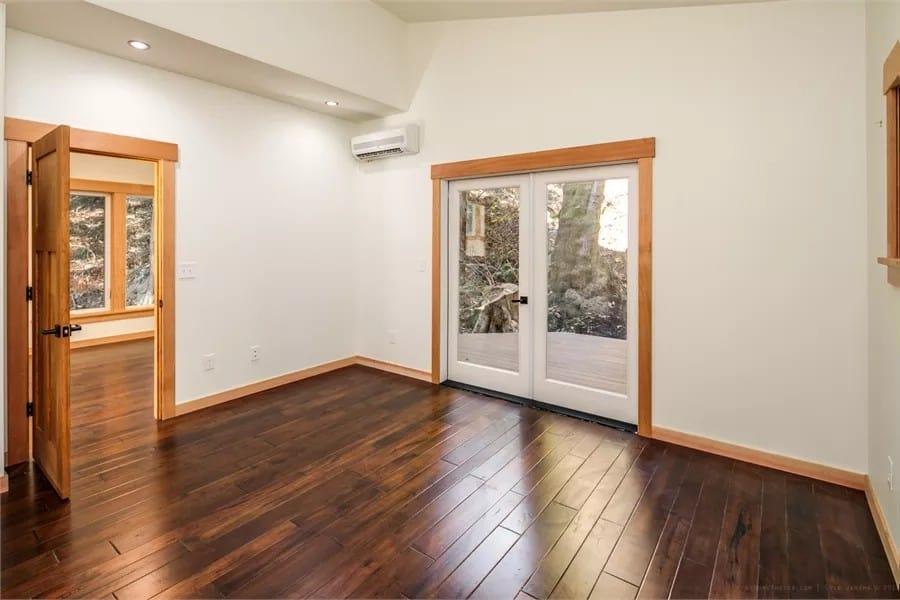 Look at Those Rich Wood Floors and The Forest Just Beyond