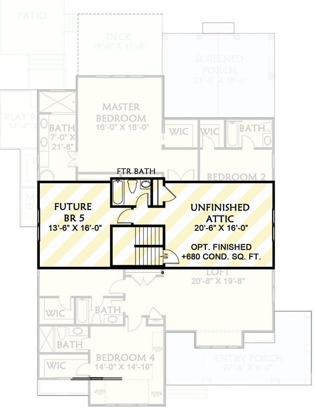 Exploring the Flexible Attic Space with Future Bedroom Potential