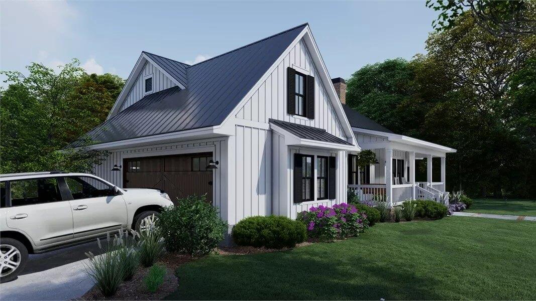 Beautiful Board-and-Batten Siding with Modern Classic Windows