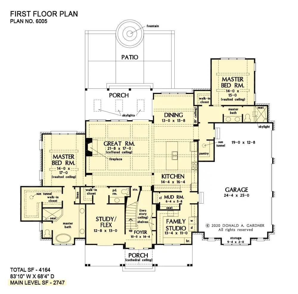 Exploring the Spacious First Floor with a Great Room and Study