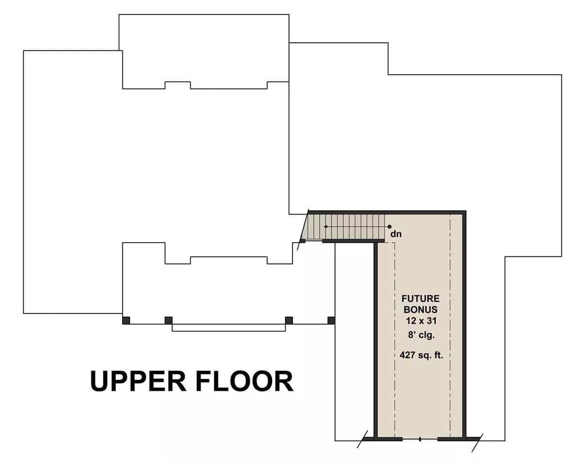 Check Out the Versatile Future Bonus Space on the Upper Floor