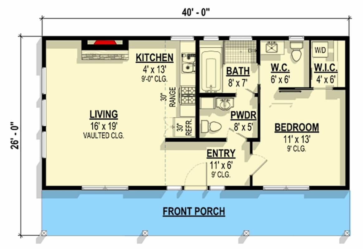 Explore This Thoughtful Floor Plan with a Vaulted Living Room