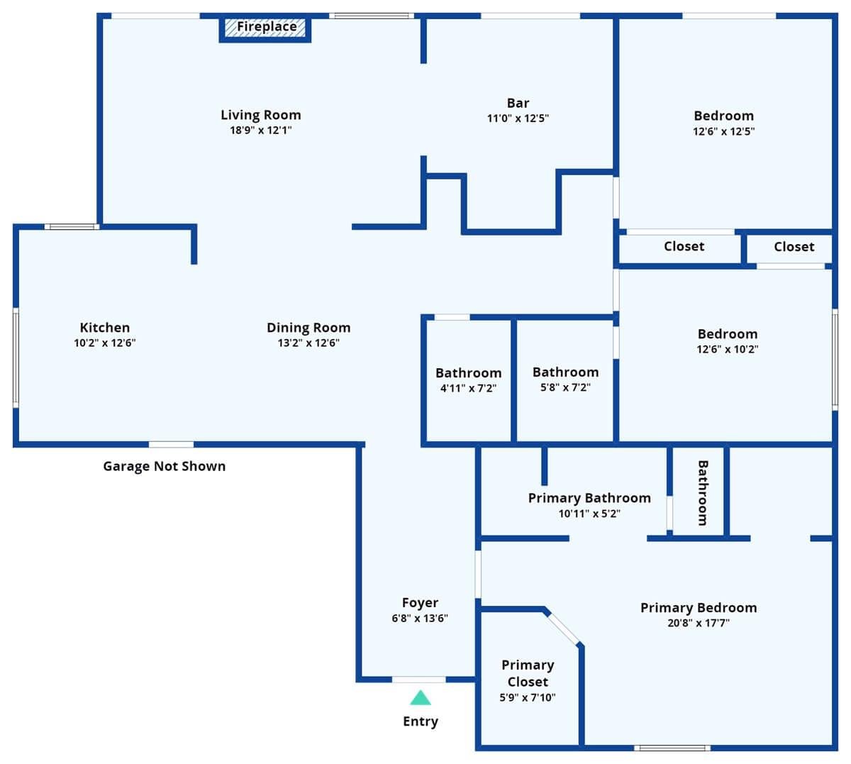 Explore the Open Flow from the Kitchen to the Living Room