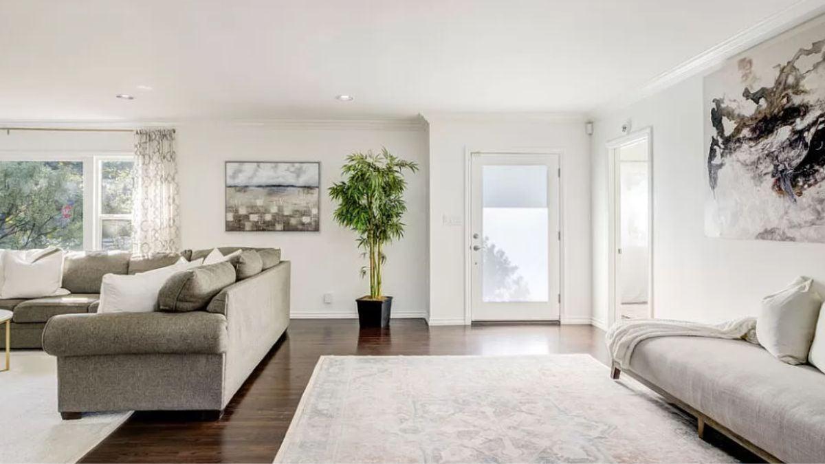 Smooth Transition: Open Living Space with Artful Accents