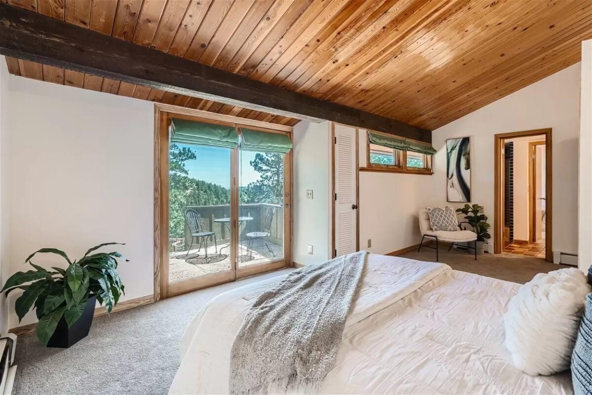 Take in the Serene Views From This Bedroom