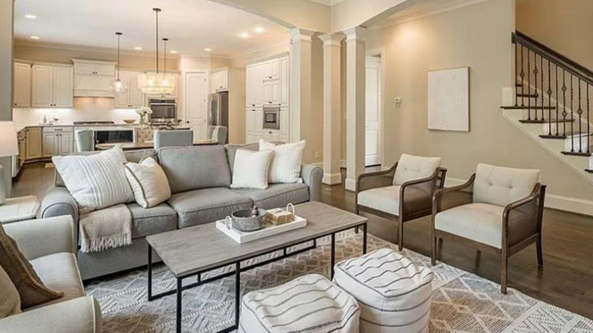 Wow, Look at the Seamless Flow Between Kitchen and Living Area