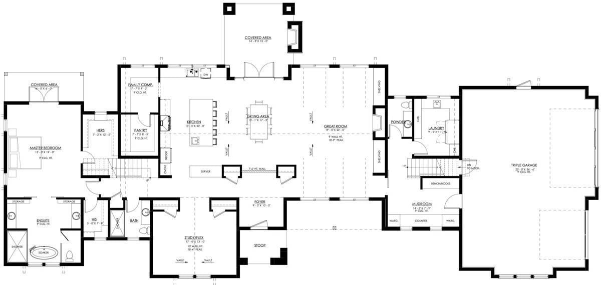 Explore the Expansive Great Room and Kitchen Layout
