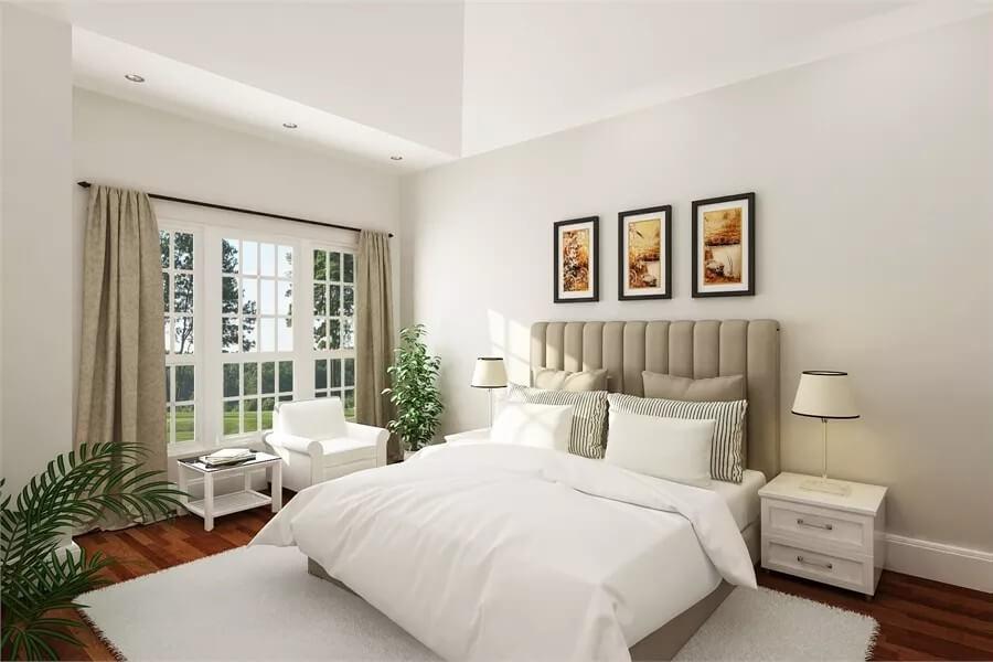 Tranquil Bedroom Oasis with Charming Nature Views