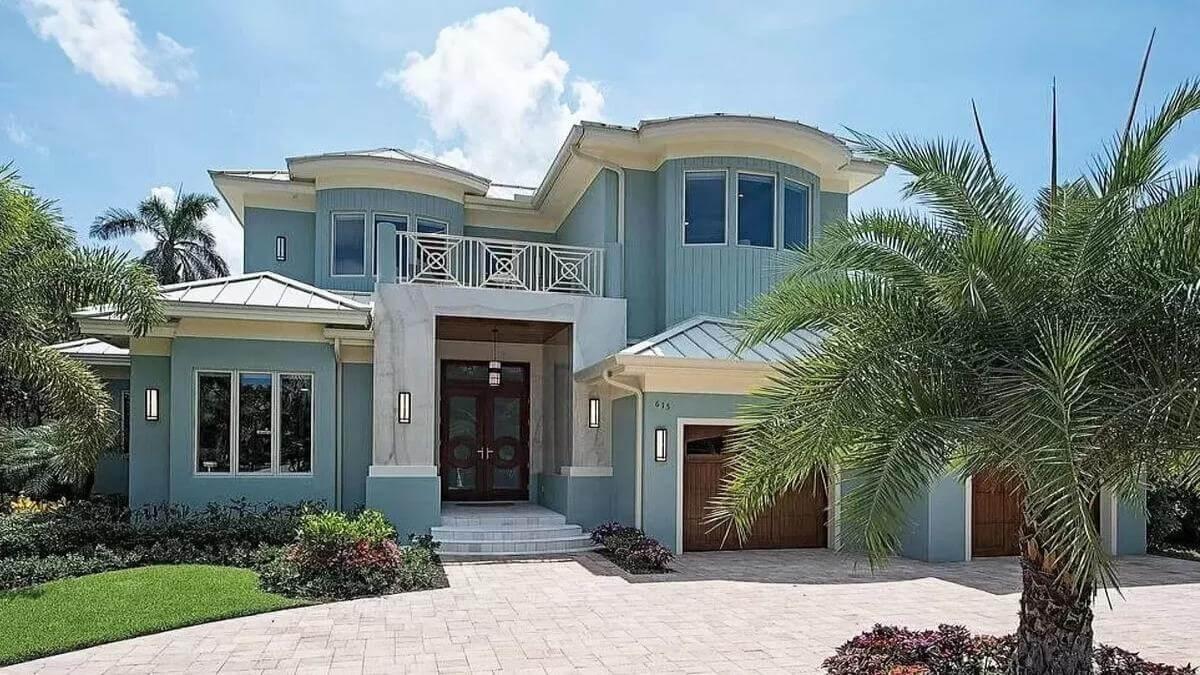 Modern Coastal Home with Unique Architectural Angles