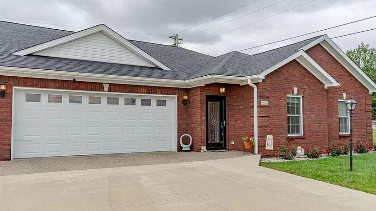 Classic Brick Exterior with Crisp White Accents