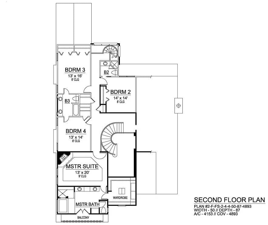 Check Out This Thoughtfully Laid-Out Second Floor With a Spacious Master Suite