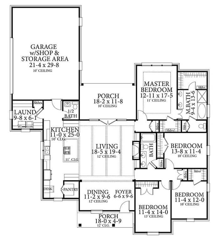 Exploring the Spacious Layout with a Garage Workshop Combo