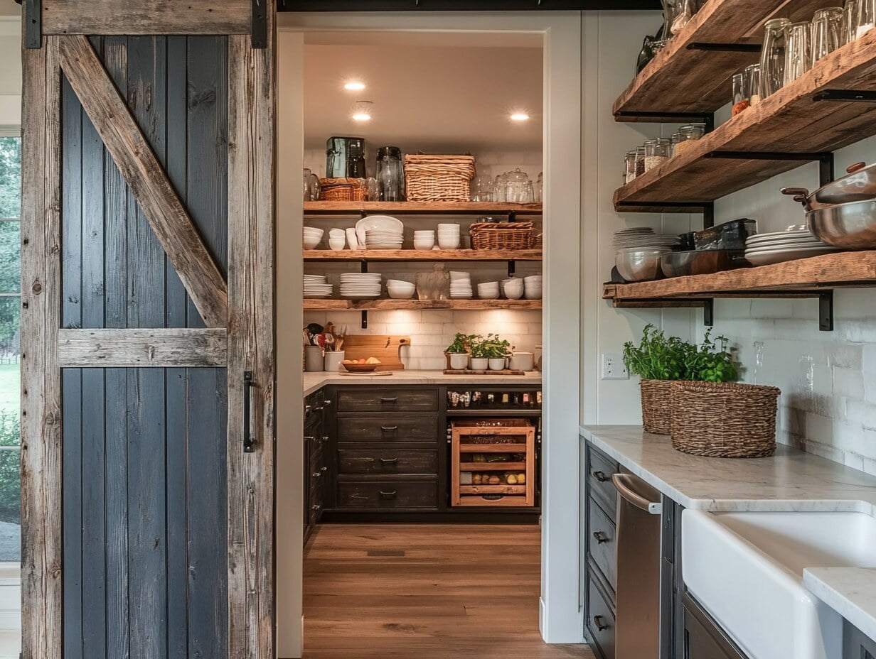 Transform Your Pantry into a Farmhouse Dream with These 15 Design Ideas ...
