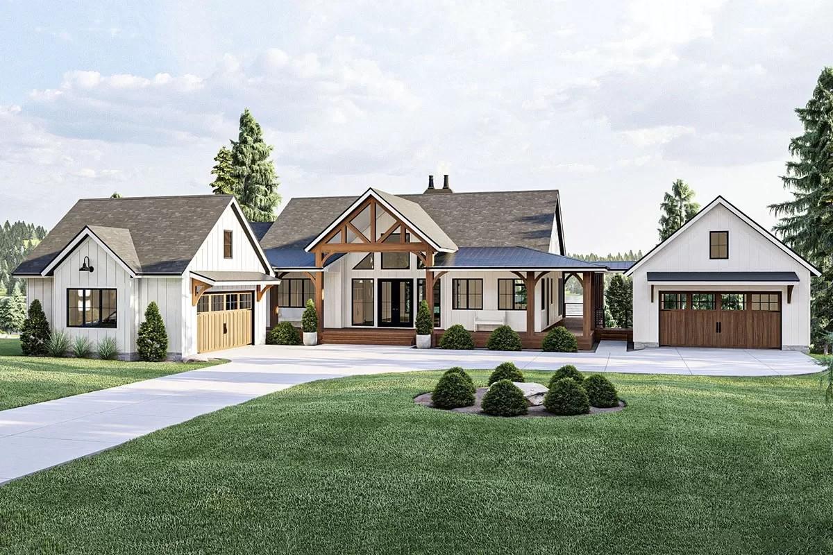 Charming Craftsman Facade With Striking Gable Details