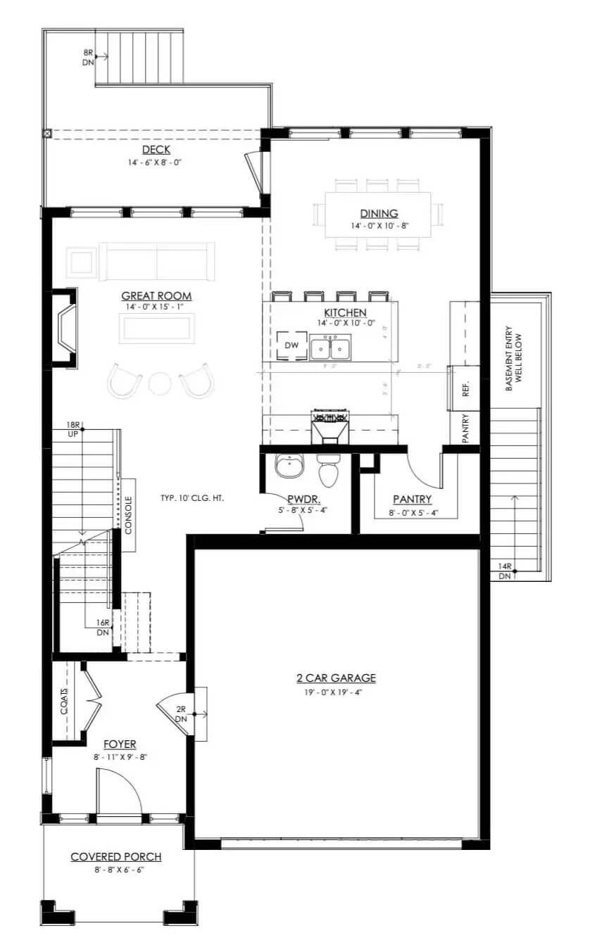 Explore the Spacious Flow of This Open-Concept Main Floor Plan