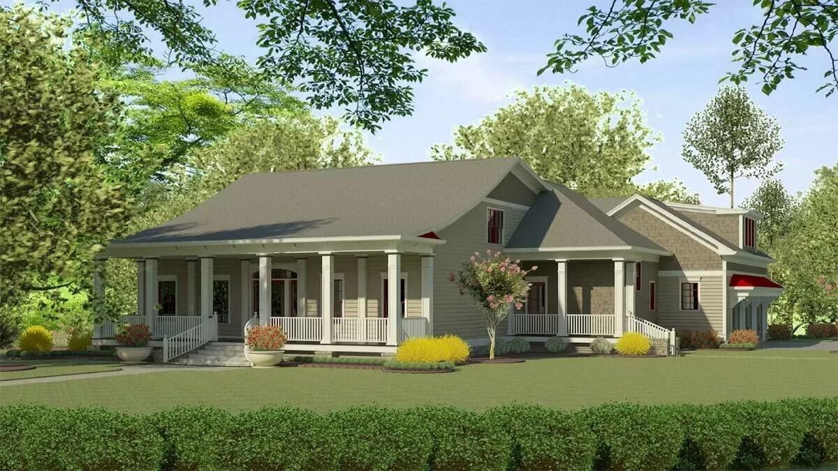 Charming Country Home with a Wraparound Porch