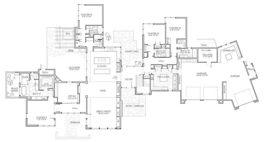 Exploring a Spacious Floorplan with Multiple Master Suites