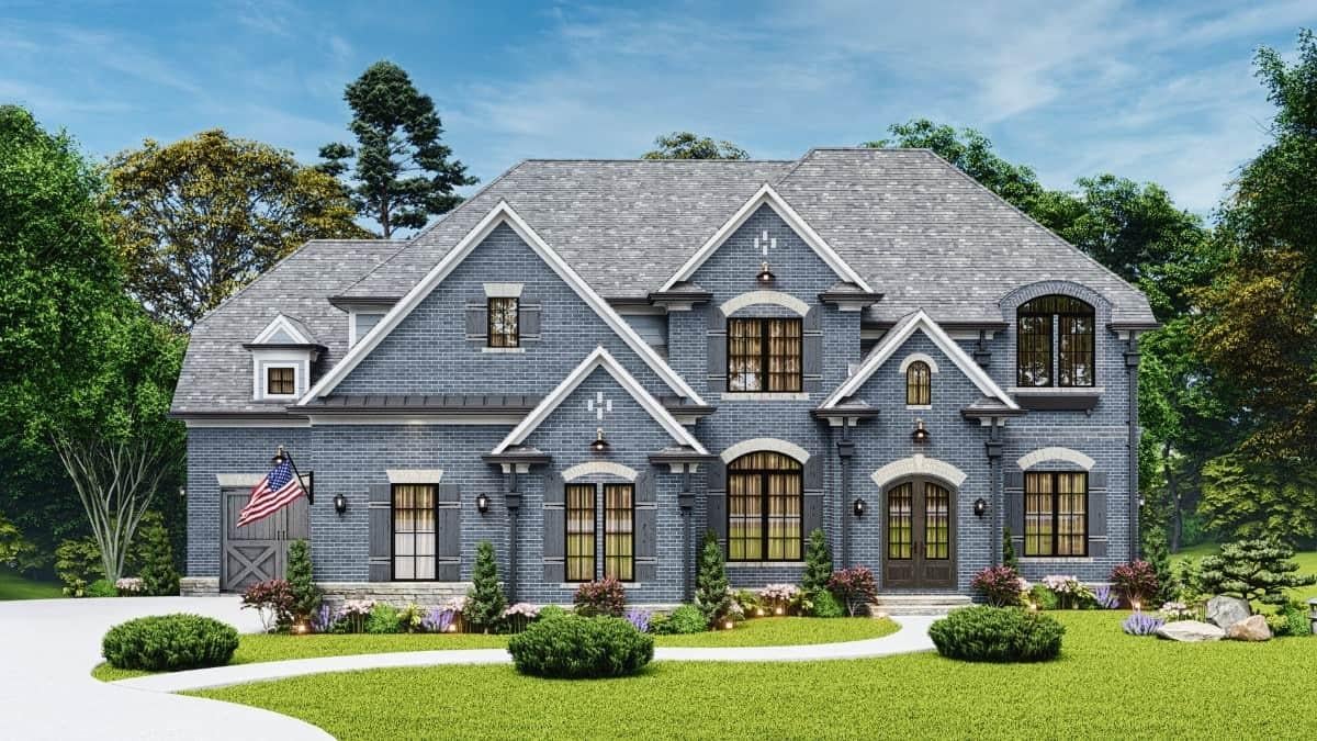 Classic Elegance with a Timeless Brick Facade