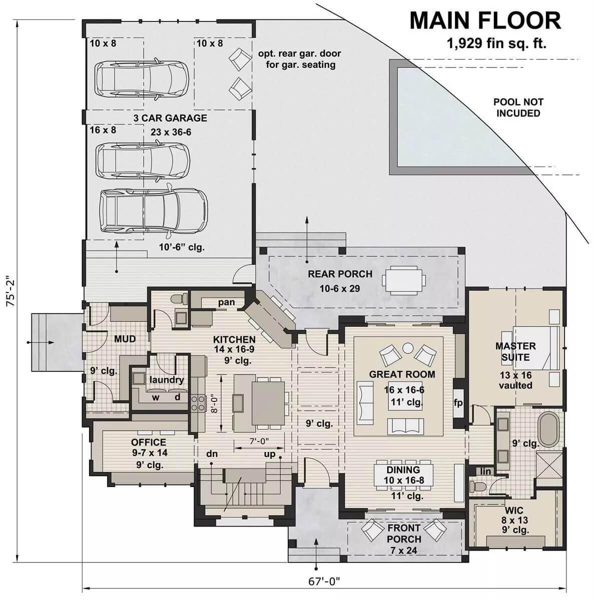 Check Out the Spacious Great Room in This Floor Plan