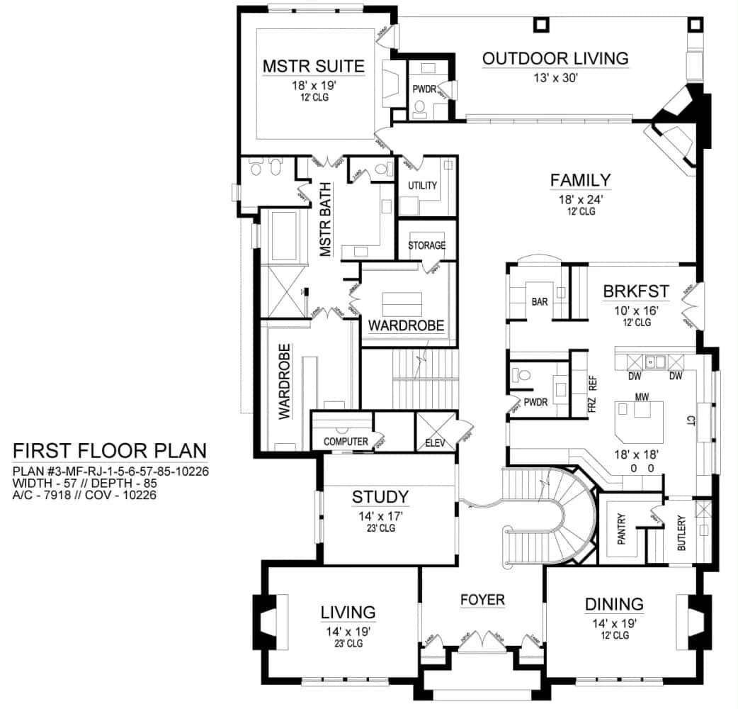 Exploring the Spacious First Floor with a Dedicated Study and Outdoor Living Area