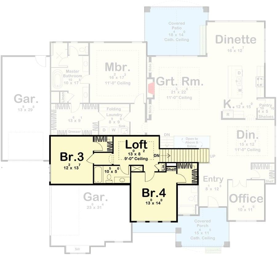Explore the Versatile Loft in This Spacious Floorplan