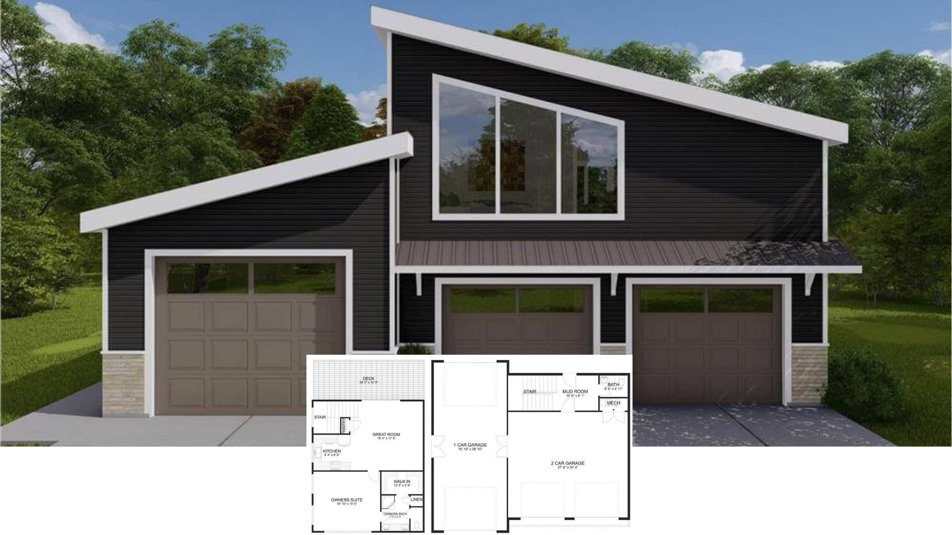 10 1-Bedroom Open-Concept Homes Designed to Maximize Space (Floor Plans Included)