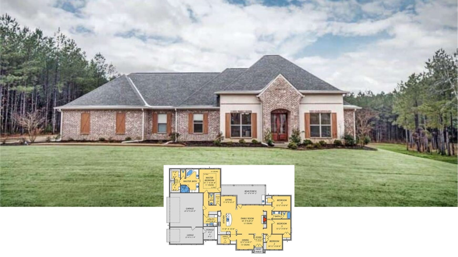 10 Four-Bedroom French Country House Plans That Exude Old-World Sophistication