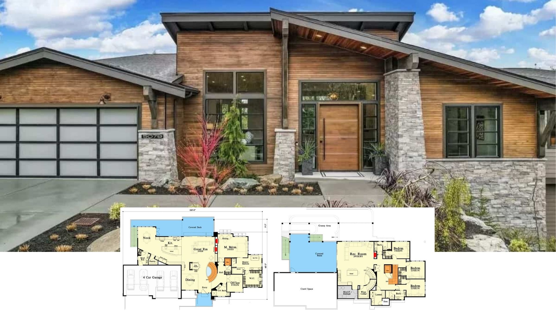 10 Five-Bedroom 3-Story Homes Featuring Expansive Living Spaces (Floor Plans Included)